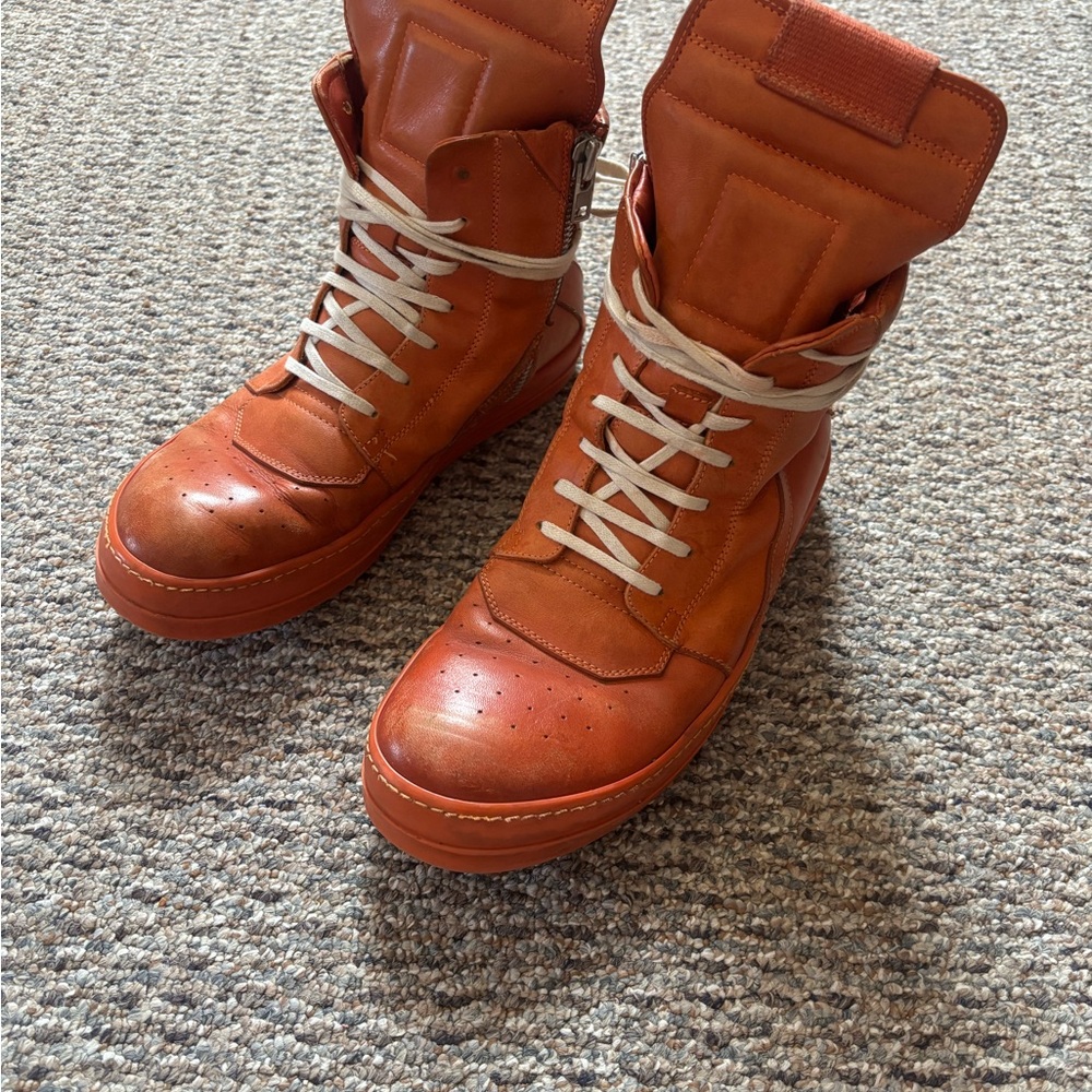 Rick Owens Papaya Geobaskets